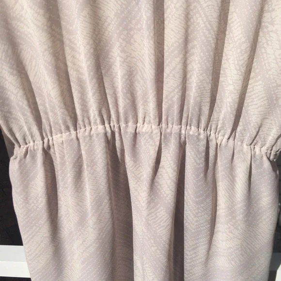 🌟Host Pick🌟 Witchery Beige Loose Fitted Midi Dress Size L/14 - Picture 12 of 15